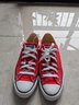 匡威（Converse）CONVERSE匡威 All Star男女经典美拉德圣诞低帮帆布鞋红色101007 101007/红色 41 实拍图