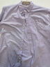罗蒙（ROMON）纯棉牛津纺长袖衬衫男士休闲保暖上衣秋冬款中青年商务加厚衬衣男 浅紫 43 实拍图