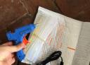 索厉 热熔胶枪5-20W胶棒7MM 适用电脑组装/工艺维修/带开关/标配20根白色胶棒/SL-RQ20粉色(收纳包款) 实拍图