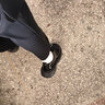 COCOWMWM英伦风厚底小皮鞋女2024新款秋冬百搭jk单鞋松糕乐福鞋学院ins潮 黑色亮面 37 实拍图
