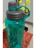 朋宁超大容量水杯男女运动健身大水壶防摔防爆耐高温塑料杯夏季茶杯子 湖绿星空2000毫升能装4斤水 实拍图