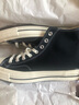 匡威（Converse）秋冬季鞋女鞋1970sAllStar情侣鞋三星标休闲鞋板鞋帆布鞋162050C 162050C 1970S黑色高帮/主推款 36 实拍图