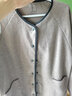 MUJI女式 抓绒 开衫 家居服 睡衣上衣单件外套 FD1IVC3A 深棕色 XL（165/92A） 实拍图
