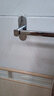 携宸 免打孔不锈钢镀铬毛巾架挂钩卫生间浴室毛巾杆厕所卫浴挂件 不锈钢80CM毛巾杆(免打孔) 实拍图