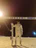 酷峰滑雪头盔雪镜一体护目眼镜雪盔男女儿童单双板专业护具防雾装备 黑色  M（适合头围55-58CM） 实拍图
