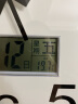 北极星（POLARIS）钟表挂钟客厅2024新款家用靜音日本进口机芯新中式石英时钟表挂墙 木纹(经典款)-日本精.工机芯 直径34厘米 实拍图