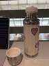 AKS男女保温杯316L内胆高颜值车载商务泡茶杯毕业礼品可刻字喝水杯子 奶昔白陶瓷涂层内胆450ml 实拍图