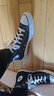匡威（Converse）官方All Star经典帆布男女高帮休闲运动鞋黑色101010 101010/黑色 44.5 实拍图