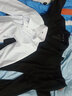 雅若美（yaruomei）小西装职业装女装套装工作服西服正装前台面试工装酒店ol通勤外套 黑色西装+裤+纯白衬衫 XL码(建议110-120斤) 实拍图