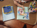KUTSUWA 进口儿童安全剪刀助力弹簧护套小孩子幼儿宝宝学生手工剪纸圆头不伤手右手左撇子用剪子 手工纸收纳盒(不含纸和剪刀) 实拍图