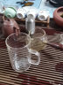 MINGSHANGDE派泰大容量耐热玻璃杯复古茶杯水杯马克杯咖啡杯创意怀旧大茶缸 泡茶公道壶450ml 实拍图