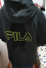 FILA斐乐官方女装外套秋季上衣多彩潮流加绒保暖开衫连帽小熊外套 奶盐白-F51W138599FIV(加绒) 165/84A/M 实拍图