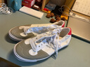 双星八特双星排球鞋男女 帆布鞋中考体侧 牛筋底系带白鞋锻炼跑步晨练鞋 白色-双星 40 实拍图