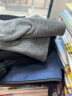 上海故事 学生女秋冬季骑车用加绒加棉加厚防寒可爱冬天触屏保暖手套 毛球灰色 实拍图