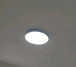 和美居LED吸顶灯现代简约圆卧室书房餐厅厨房卫生间走廊阳台过道防尘灯 白款32CM  18W 白光 实拍图