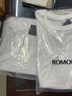 罗蒙（ROMON）两件装男士纯棉短袖t恤夏季圆领透气体恤衫男T纯色打底衫男装上衣 【白色+白色】 M /170(推荐体重90-120斤） 实拍图