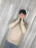 真维斯（JEANSWEST）毛衣男秋冬新款针织衫青少年针线衫内搭保暖百搭纯色打底衫毛线衫 卡其（常规） XL (推荐130-150斤) 实拍图