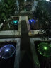 燧木太阳能庭院灯花灯户外防水LED水母光纤花园别墅草坪墙壁灯路边灯 四支装-太阳能水母灯 实拍图