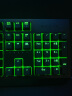 雷蛇（Razer） 黑寡妇蜘蛛标准 机械键盘 游戏键盘 办公键盘 电脑键盘 ABS键帽104键 标准版-104键绿轴绿光 实拍图