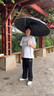 全自动雨伞成人男女双人折叠伞遮阳伞大号商务太阳伞防晒晴雨两用 简约黑【24骨全自动】 加固抗风/防晒/晴雨两用 实拍图
