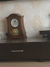 丽声(RHYTHM)音乐报时木制石英座钟欧式复古水晶时钟客厅台钟卧室办公室玄关摆件CRH165NR06 实拍图