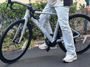 喜德盛（xds）AD350公路车12速功率计油碟碳纤维前叉座管自行车成人ad350 鸽子灰 480mm 推荐身高165~175cm 全内走破风车架|功率计|油压碟刹 实拍图