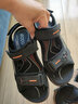 爱步（ECCO）凉鞋男 沙滩鞋轻便耐磨休闲鞋露趾 越野06956450034 黑色/灰色40 实拍图