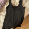 TINGE2件工字棉背心女磨毛无袖打底衫吊带百搭美背打底无袖内衣 2件薄【经典黑+经典黑】 M 【160cm 90-120斤】 实拍图