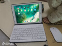 AJIUYU  适用iPad蓝牙键盘保护套苹果iPad 10.2/9.7/10.5英寸Air平板Pro鼠标 薄荷蓝【保护套+白色蓝牙键盘+白色鼠标】钢化膜 iPad Air2苹果A1566/A1567 晒单实拍图