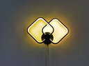 V-POWER led壁灯北欧温馨卧室床头壁灯书房过道现代简约客厅背景墙装饰灯 双头方形24W 实拍图