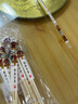 喇叭花 一次性筷子天削筷竹筷碳化筷方便筷快餐筷子 长19.5cm黑凤梨圆竹筷带牙签 1000双 实拍图