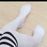 浪莎（LangSha）女士长筒袜棉袜日系过膝高筒袜运动滑板休闲街头潮袜足球男袜学生 白色黑条纹 2双 均码 33-39码 实拍图