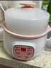 LOTOR徕多电炖锅全自动煲汤煮粥神器燕窝隔水炖锅迷你宝宝婴儿辅食锅电炖盅慢炖锅 白色标准款 1L 实拍图