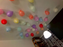 京唐 大红色情人节心形气球铝膜气球 结婚庆用品表白求婚生日派对气球装饰 红色气球10只装配气筒 实拍图