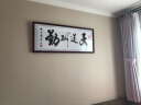 佳得雅字画挂画办公室书法客厅装饰画手写真迹茶室背景墙壁画带框牌匾 天道酬勤 48*118cm宣纸+红褐框+大师手写 实拍图