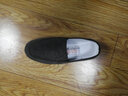 红青百年老北京布鞋男灯芯绒夏季透气豆豆鞋防滑软底工作鞋软底轻便开车鞋 灰色 41 实拍图