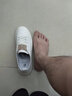 皓顿（HAUT TON）休闲鞋头层牛皮男鞋新品懒人小白鞋韩版一脚蹬乐福鞋百搭板鞋 白色 40 -适合运动鞋41码 实拍图