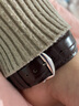 十瑞（SHIRUI）适用于万国表带IWC鳄鱼皮表带葡计葡萄牙柏涛菲诺真皮手表带男 棕针扣款-银扣 20mm 实拍图