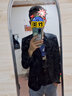 西服男休闲修身韩版男士小西装外套上衣春秋季潮流商务正装婚礼伴郎服三件套男士牧森 313黑色【单件上衣】 M【100-115斤】 实拍图