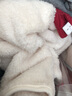 网易严选25秋冬防风立领珊瑚绒外套双面抓绒衣抗静电夹克男女同款 女士外套-海盐白 2XL 实拍图