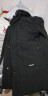 南极人（Nanjiren）羽绒服男冬季中长款加厚修身中青年连帽潮牌男装外套大衣服 黑色 M（105-125斤） 实拍图