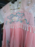 安妮优儿（Anneyol）汉服女童春装2025新款古风连衣裙夏季女孩唐装儿童超仙古装夏款 粉红色 120 实拍图