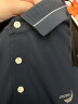 鳄鱼恤POLO衫男夏季清凉透气丝滑弹高端商务休闲短袖上衣父亲装深蓝XL 晒单实拍图