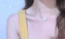 施华洛世奇 SWAN 蓝色渐变天鹅项链女生日礼物女5512095 实拍图