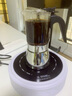 SEECIN 摩卡壶双阀意式咖啡壶家用手冲咖啡壶意式滴滤壶可视玻璃摩卡壶户外 2杯份单阀-160毫升礼盒装+800w电陶炉 实拍图