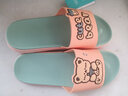 安尚芬踩屎感凉拖鞋女士室内外卡通可爱EVA舒适软底夏季防滑一字拖男款 黄色【卡通熊】 40-41 适合39-40 实拍图