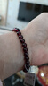 卡薇亚天然紫牙乌石榴石手链女士款情人节送女友送老婆生日礼物水晶手串 珠径5.5mm左右单圈附证书 实拍图