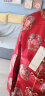 奉孝中老年女装秋冬外套妈妈装喜庆唐装棉袄老年人奶奶装生日祝寿上衣 中国红 5XL（建议135-145斤） 晒单实拍图