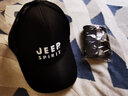 JEEP吉普帽子男春夏季新品刺绣棒球帽太阳帽男女韩版潮休闲百搭户外旅游防晒遮阳网帽速干透气鸭舌帽 黑色白字 可调节 实拍图