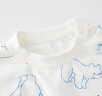 童泰四季5月-4岁婴儿男女内衣套装TS33J471 蓝色 90cm 晒单实拍图